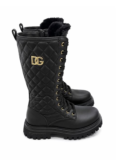 Stivale con logo DOLCE & GABBANA KIDS | D11430 A07738B956